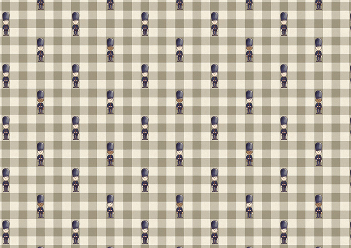 Kings Breakfast, On Guard Toast - Roman Blind - Image 7